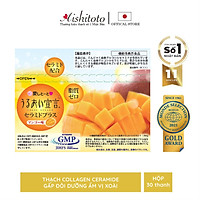 Thạch Bổ Sung Collagen Bảo Vệ Da Hương Vị Xoài AISHITOTO Ceramide Plus Hương Vị Xoài