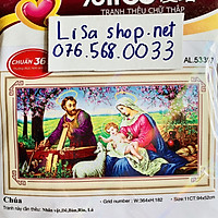 Tranh thêu Gia đình chúa AL53397 (94x52cm)