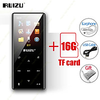 RUIZU D29 Bluetooth-compatible MP3 Player Portable Audio Player 8GB Music Player Built-in Speaker Mini Walkman Support TF Card Recording E-Book Clock Pedometer