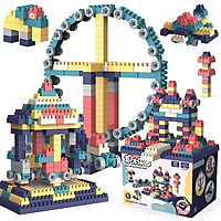 BỘ XẾP HÌNH 520 CHI TIẾT MITOLO HỘP LEGO 520 CHI TIẾT SÁNG TẠO CÙNG BÉ YÊU