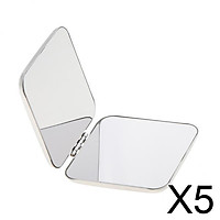 5xCompact Full Stainless Steel Cosmetic Handbag Makeup Mirror Magnifying
