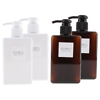 4x Refillable Pump Bottles Shampoo Lotion Conditioner Liquid Hand Soap Dispenser