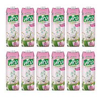 Thùng 12 Hộp Nước dừa Sen VICO FRESH 1 Lít