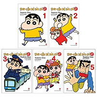 Combo Shin Cậu Bé Bút Chì - Đặc Biệt (Tái Bản 2019): Tập 1 + 2 + 3 + 4 + 5 (Bộ 5 Tập)
