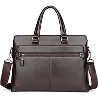 Túi xách cặp da bò đựng laptop công sở T01 40x29x7cm