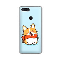 Ốp lưng dẻo cho điện thoại Xiaomi Mi 8 Lite - 01196 7869 DOG01 - Hàng Chính Hãng