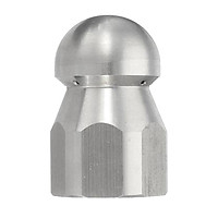 Pressure Washer Drain Sewer Cleaning Pipe Jet Rotary Nozzle Round Head