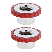 2Pcs Solid Barbell Collar Olympic Weight Bar Spin Lock Screw Locking Accessories