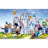 Tranh dán tường Tranh trẻ em 3D màu sắc hiện đại, Tranh dán tường 3d hiện đại trang trí phòng em bé (tích hợp sẵn keo)
