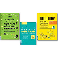 Combo Hướng Dẫn Sử Dụng Ngữ Pháp Tiếng Anh + Bài tập ngữ pháp tiếng Anh căn bản + Mind Ma