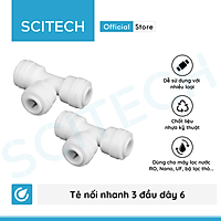 Tê nối nhanh 3 đầu dây dùng trong máy lọc nước - Hàng chính hãng