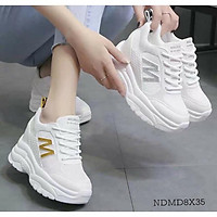 -Giày chữ M độn đế 6p hàng loại đẹp FULLBOX