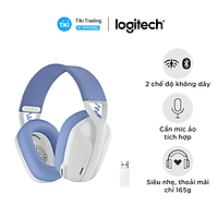 Tai nghe game không dây Bluetooth và Lighspeed Logitech G435 – Mic ảo tích hợp, nhẹ, tương thích PC, Điện thoại, PS4, PS5, Dolby Atmo - Hàng Chính Hãng