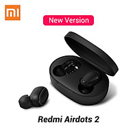 Xiaomi Redmi Airdots 2 Tai nghe Bluetooth Thanh niên Tai nghe không dây Mi True Tai nghe Bluetooth 5.0 TWS Air Dots Đen