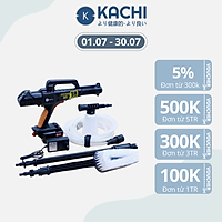 Máy phun xịt rửa di động không dây Kachi MK260 dùng pin - Hàng chính hãng