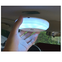 Đèn led gắn trần ô tô, xe hơi 2 chế độ sáng trắng/xanh