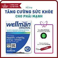Thực phẩm bảo vệ sức khỏe WELLMAN Tablets – Hỗ trợ Tăng cường sức khỏe cho phái mạnh - HÀNG CHÍNH HÃNG - CÓ TEM CHÍNH HÃNG - Hộp 30 viên - KÈM QUÀ TẶNG
