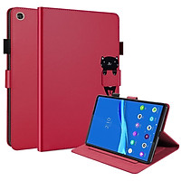 Bao Da Máy Tính Bảng Nắp Lật Bằng Da PU Viền Silicon Mềm Mại Kiêm Ví Và Khe Thẻ Cho Lenovo Tab M8 (HD) 8.0" (2019)