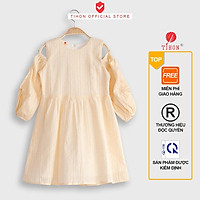 Đầm Mùa Thu Trẻ Em TIHON Chất Liệu Mềm Mát Cho Bé VT031197
