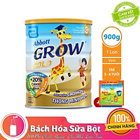 Sữa Bột Abbott Grow Gold 3+ (900g) - Tặng Bộ Đồ Chơi Làm Vườn Grow