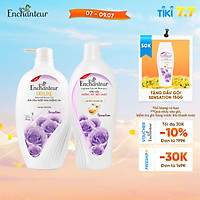 Combo Sữa Tắm Hương Nước Hoa Enchanteur Sensation 650Gr và Dầu Gội Dưỡng Tóc Siêu Mượt Enchanteur Sensation 650Gr