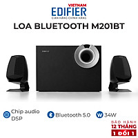 Loa Bluetooth 5.0 EDIFIER M201BT Wireless Âm thanh nổi Stereo Công suất 34W - Vỏ gỗ chống dội âm - Hàng chính hãng