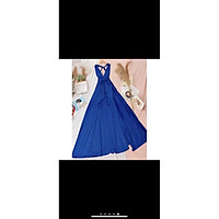 Đầm Maxi đi biển đầm đi biển váy đi biển dập ly chéo lưng