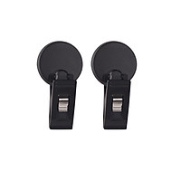2pcs Glasses Holder For Car Sun Visor Sunglasses Eyeglasses Mount With Ticket Card Clip