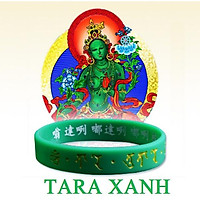 Vòng Silicon Tara Xanh - Pháp Bảo Phật Giáo - Mật Tông