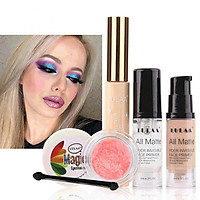 Makeup Set Highlighter Eye Shadow Liquid Makeup Primer Foundation Concealer Makeup Complete
