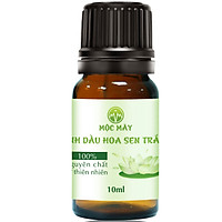 Tinh dầu hoa Sen Trắng 10ml Mộc Mây - tinh dầu thiên nhiên nguyên chất 100% - chất lượng và mùi hương vượt trội - Có kiểm định