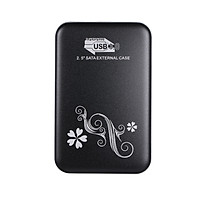 Hộp Đựng Ổ Cứng Ngoài Bộ Chuyển Đổi USB3.0 Sang SATA HDD 2,5 Inch, (Màu Đen)