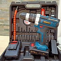 máy khoan dùng pin samaki 21v có chức năng trợ lực búa
