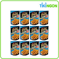 Lốc 12 Gói Bánh Que MIX Hương Vị Thịt Heo Xông Khói (25g x 12)
