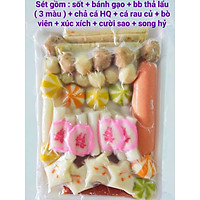 Sét Nấu Topokki - thơm ngon ( sét đầy đủ nguyên liệu )