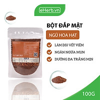 Bột Ngũ Hoa Hạt Nguyên Chất Đắp Mặt Nạ Dưỡng Da Trắng Mịn & Ngăn Ngừa Mụn MILAGANICS 100gr (Túi Zip)
