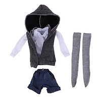 Fashion Sports Outfits Top & Shorts Suit for 1/3 Night Lolita Doll Accs