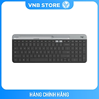 Bàn phím không dây Logitech K580 Slim màu đen-Hàng chính hãng