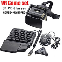 4-in-1 Game Glasses Set Virtual Reality 3D Mobile Game Artifact VR Converter Universal for IOS/Android Phone