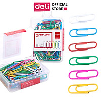 Ghim Vòng Màu #3 Deli, 29Mm - 100 Cái/Hộp, 2 Hộp E0024