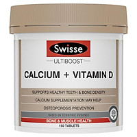 Swisse Ultiboost Calcium + Vitamin D 150 Tablets