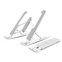 Giá đỡ Laptop, Macbook, Ipad máy tính xách tay 13.3-14-15.6 inch nhựa ABS có thể gấp gọn, chỉnh độ cao, hỗ trợ tản nhiệt