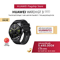 Đồng Hồ Thông Minh HUAWEI WATCH GT 3 46mm | Theo Dõi Spo2 Cả Ngày | Huấn Luyện Viên Chạy Bộ AI | Thời Lượng Sử Dụng Pin Dài | Hàng Chính Hãng