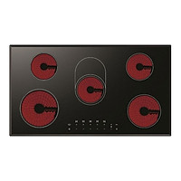 Bếp Âm Hồng Ngoại 5 Bếp Lofra Venere 90 (90cm - 9600W) - Hàng Chính Hãng