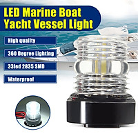 (360 Degree Lighting)33led 2835 SMD Waterproof LED Marine Boat Yacht Vessel Light Anchor Stern Navigation Light?DC12V 250LM 5500-6300K-WHITE