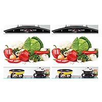 Giấy dán tường nhà bếp, miếng dán bếp chống bắn dầu mỡ, chịu nhiệt cao, giúp trang trí bếp thêm hiện đại 60x90cm