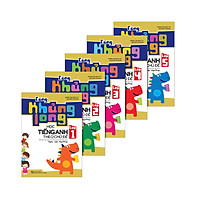 Combo 5 Cuốn Cùng Khủng Long Học Tiếng Anh Theo Chủ Đề (Tặng kèm Sổ Tay Ma Thuật A4 Magic Rainbow Notebook)