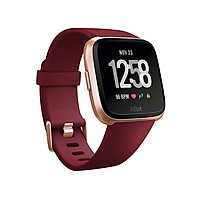 Fitbit Versa Smart Watch, Black/Black Aluminium, One Size (S & L Bands Included)