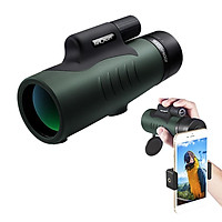 K&F CONCEPT 12X50 Single-tube HD Monocular Telescope FMC Optical Lens BAK4 Prisms 10M Waterproof with Phone Holder Carry