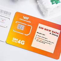 Sim Now Data 6 tháng - 5GB/ngày Miễn phí 6 tháng đầu tiên - Chính hãng Vietnamobile